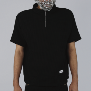 Coupe vent manches courtes noir avant