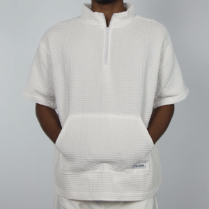 Coupe vent manches courtes blanc avant