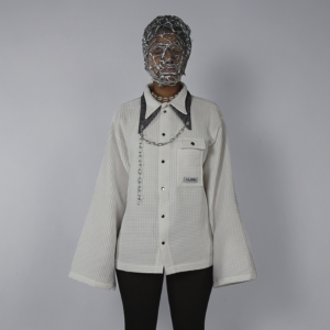 Chemise en nid d'abeille avant